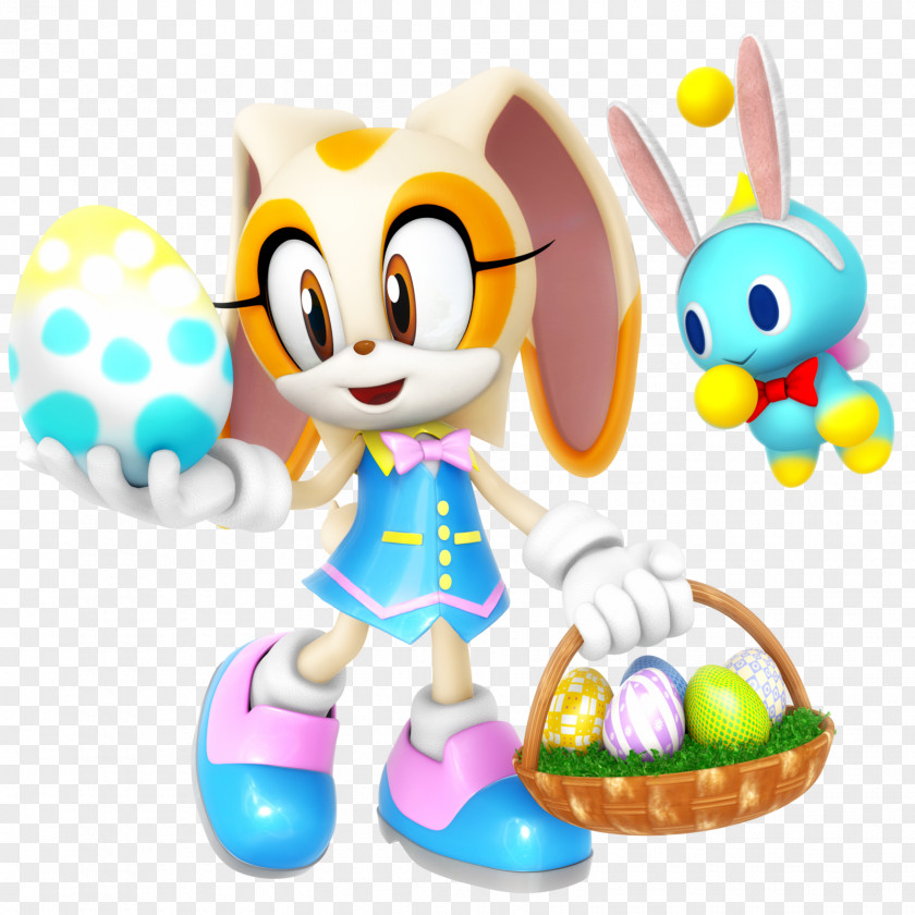 Easter Bunny Cream The Rabbit Amy Rose PNG