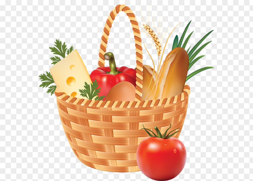 Gift Food Baskets Vector Graphics Clip Art PNG