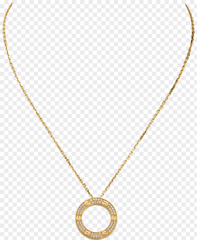 Necklace Locket Gold Carat Diamond PNG
