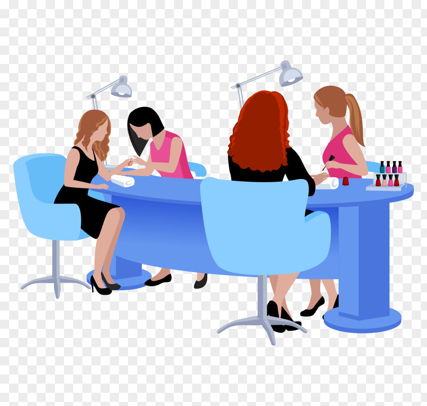 Office Woman Vector Graphics Beauty Parlour Nail Art Hair Care PNG