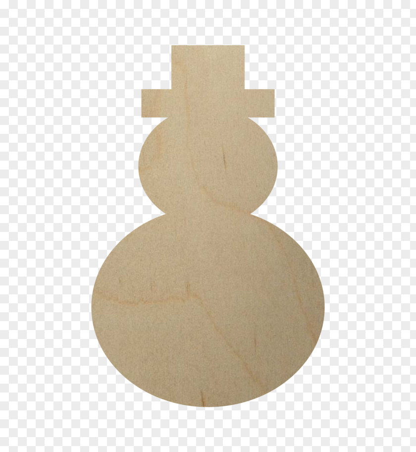 Wood Gear Shape Snowman Circle Winter PNG