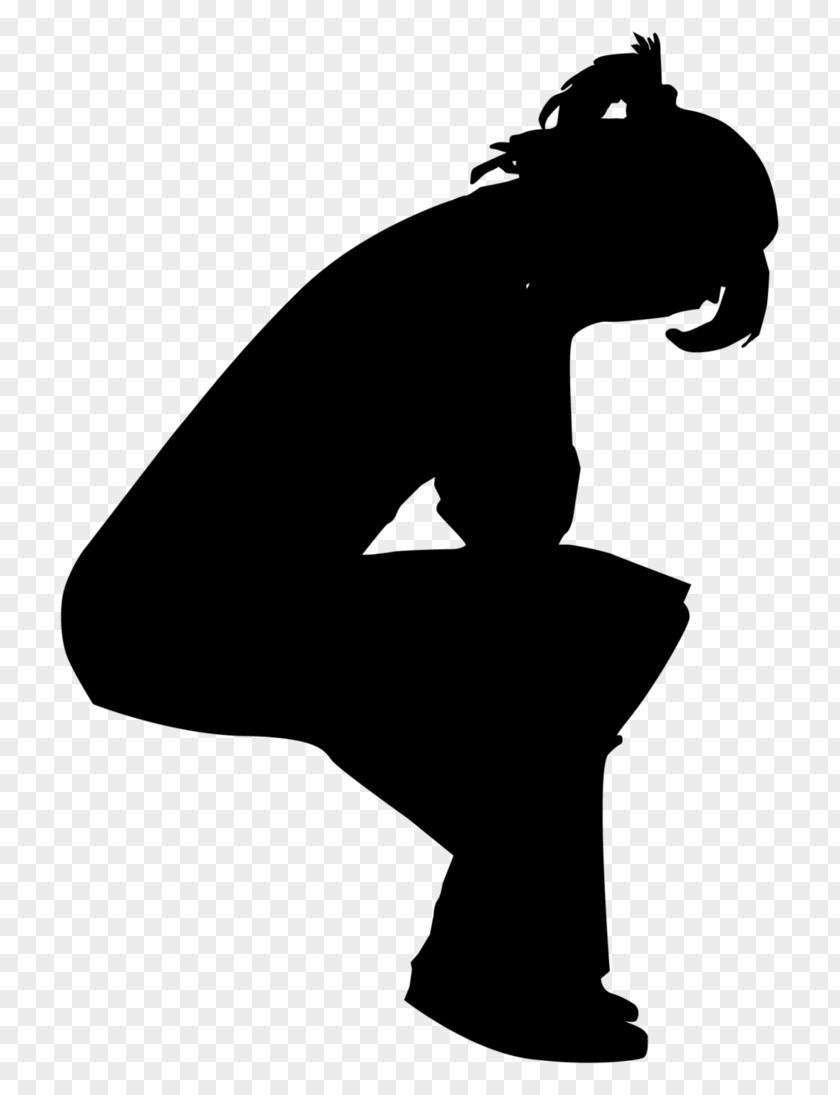 Depression Silhouette Crying Woman Clip Art PNG