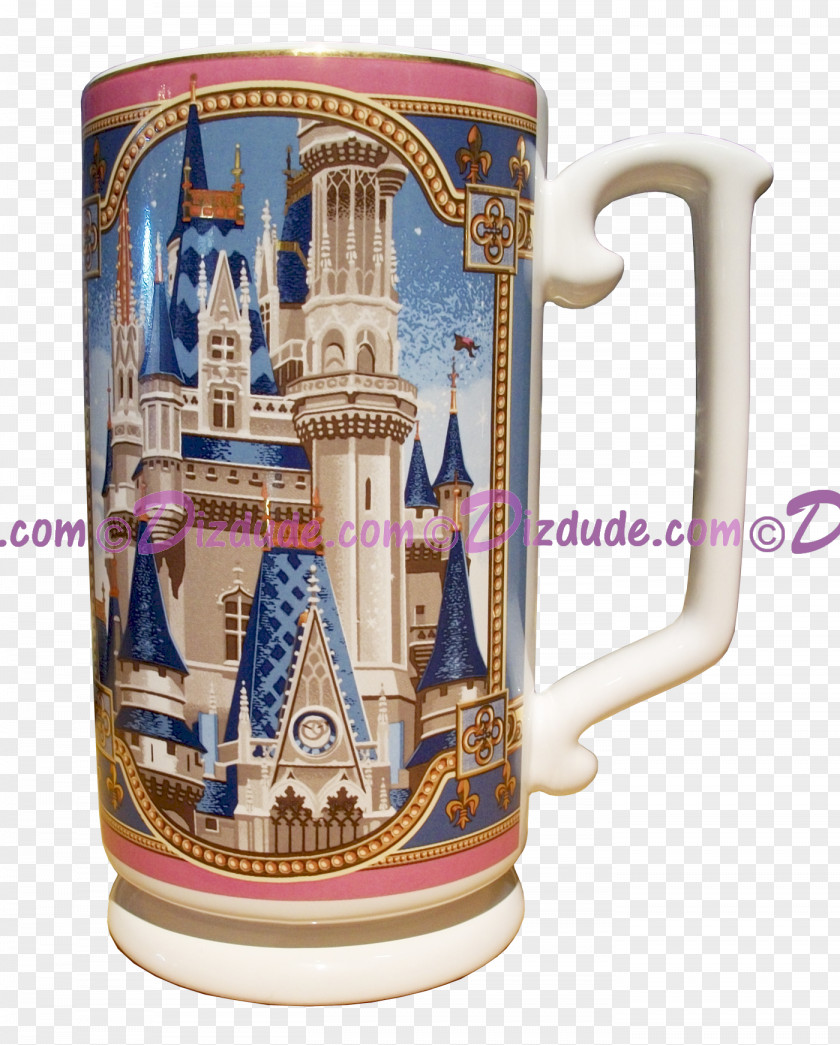 Disneyland Beer Stein Walt Disney World Porcelain PNG