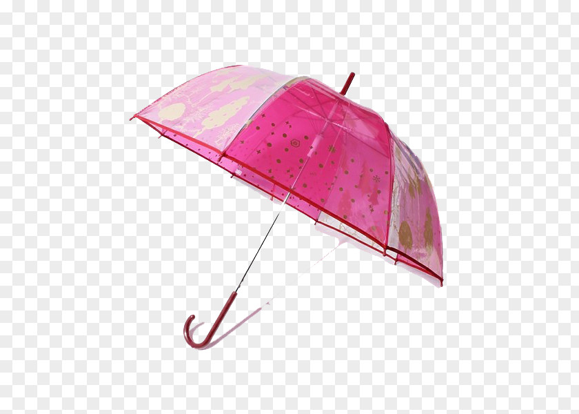Free Hand-painted Pink Umbrellas Creative Pull Umbrella PNG