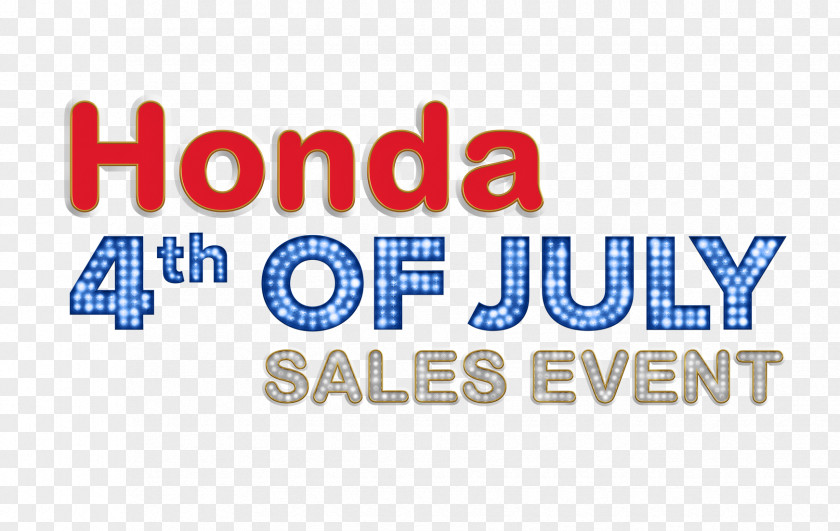 July 4th Sign Honda Motor Company Logo Brand Product Design PNG