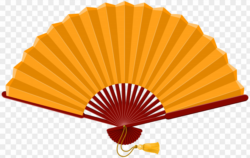Lucky Symbols China Hand Fan Paper Clip Art PNG