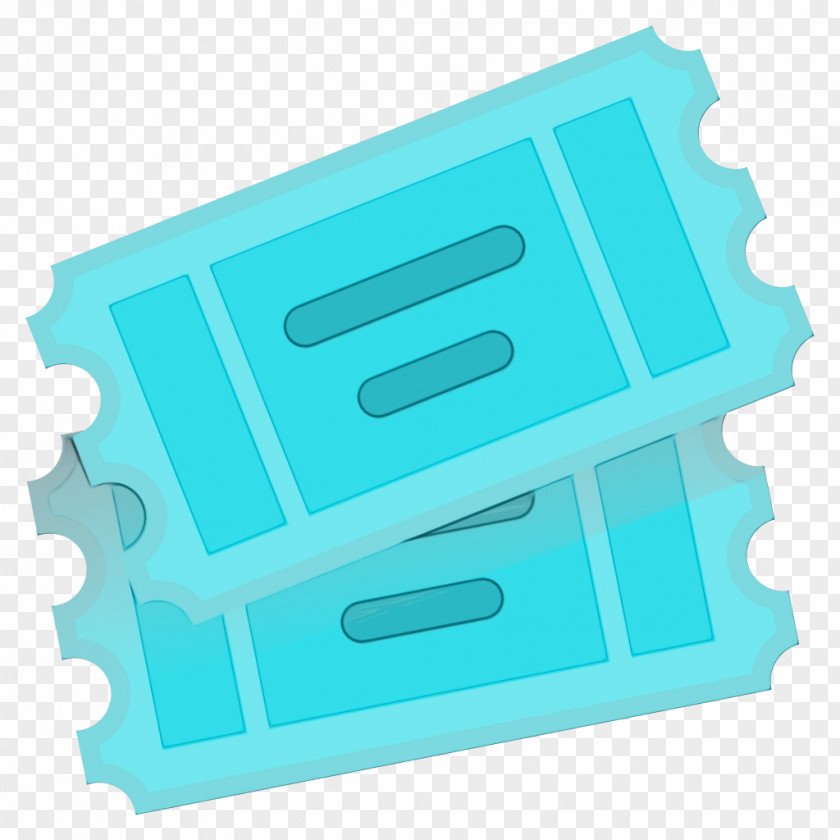 Rectangle Turquoise Emoji Iphone PNG