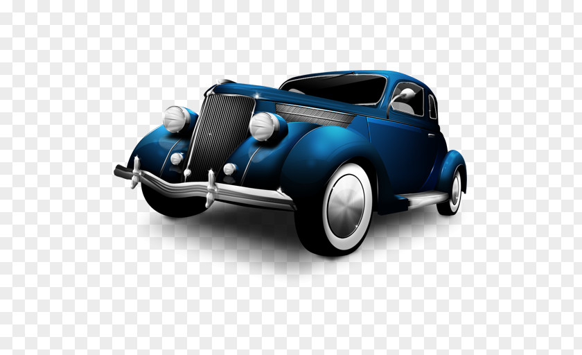 Blue Retro Car Classic Auto Show Volkswagen Beetle Icon PNG