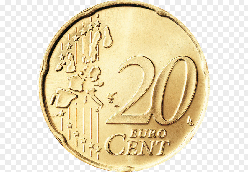 Coin 20 Cent Euro Coins 1 PNG