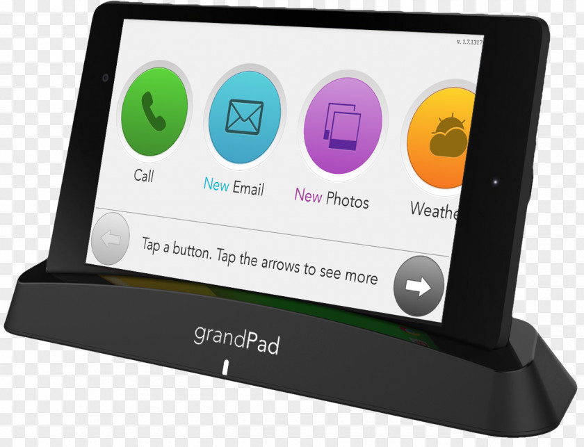 GrandPad, Inc. Handheld Devices Old Age Portable Media Player Computer Software PNG