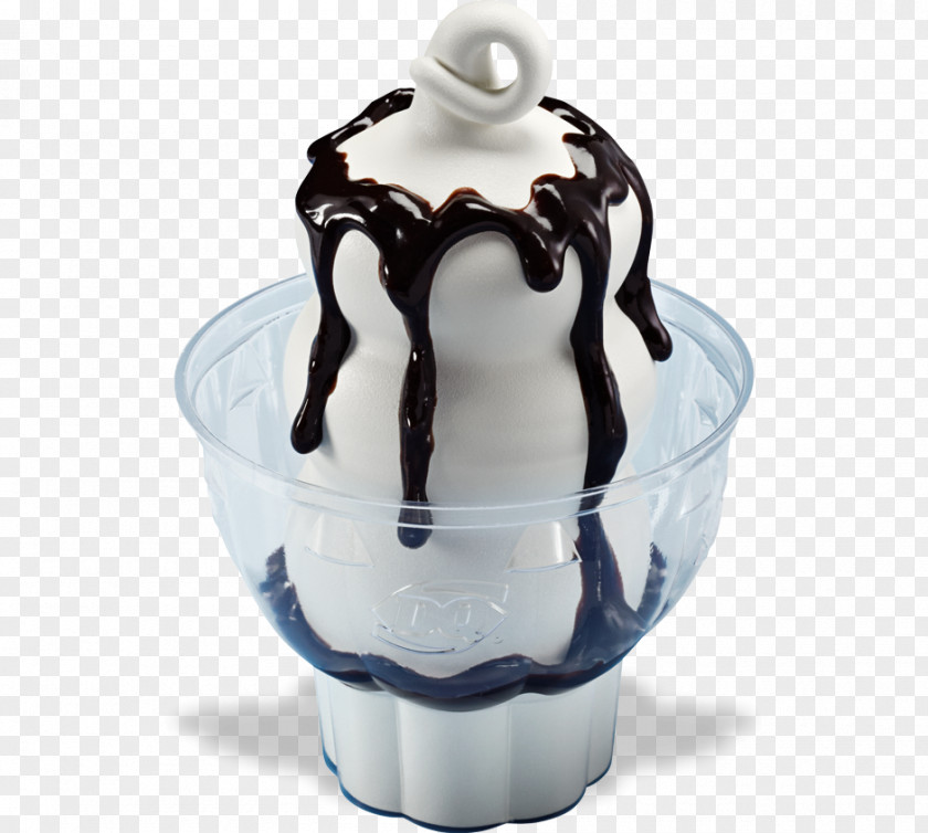 Ice Cream Sundae Cones Fudge PNG