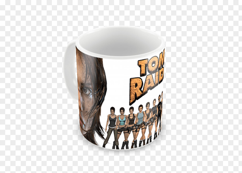 Mug Coffee Cup Tomb Raider Font PNG