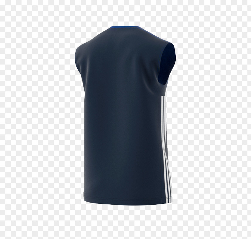 T-shirt Black No. 1 Sleeve Blue Top PNG