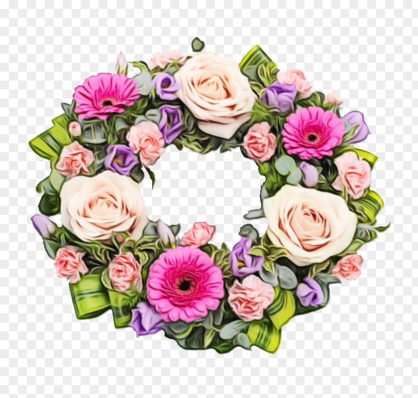 Wreath Floristry Flower Bouquet Rose PNG