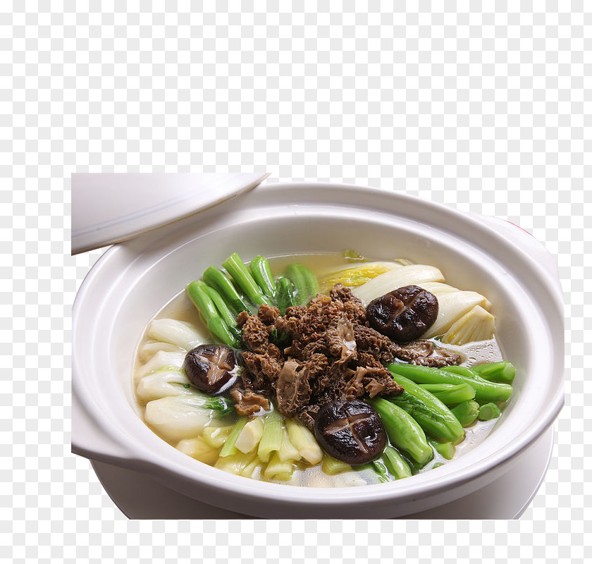 Features Cauliflower Pot Chinese Cuisine Vegetarian Shiitake Mushroom PNG
