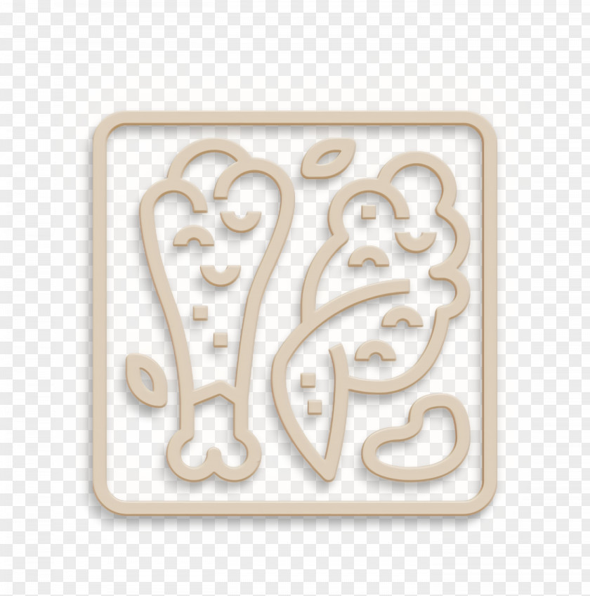 Thai Food Icon Fried Chicken Snack PNG