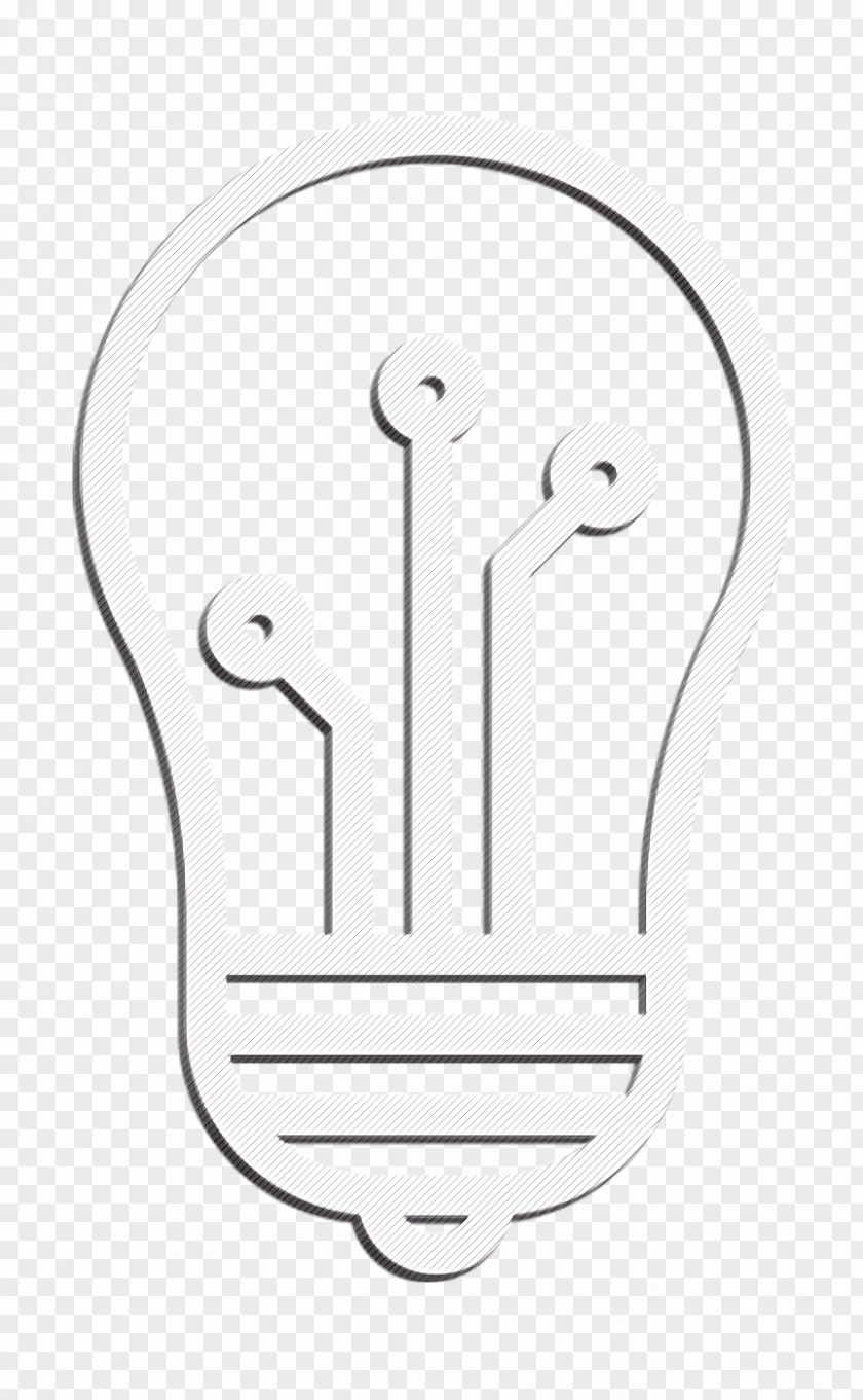 Automation Icon Light Bulb Smart Home System PNG