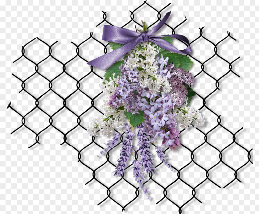 Purple Chinese Wisteria Floral Design Clip Art PNG