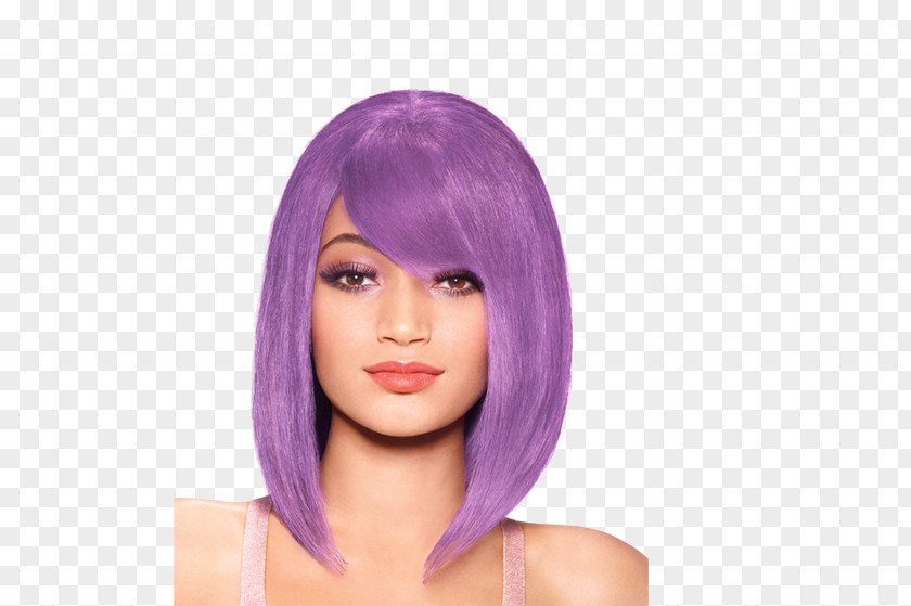 Purple Hair Coloring Brown Lilac PNG