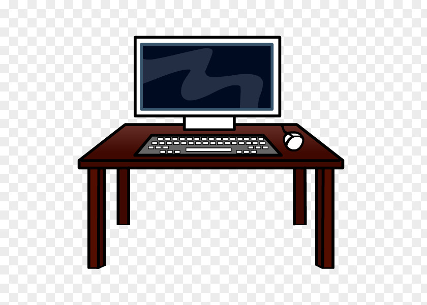 Table Computer Desk Personal PNG