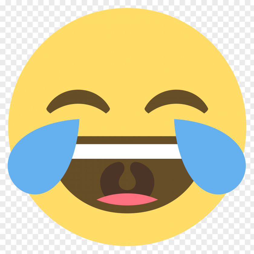 Emoji Face With Tears Of Joy Laughter Social Media Smile PNG