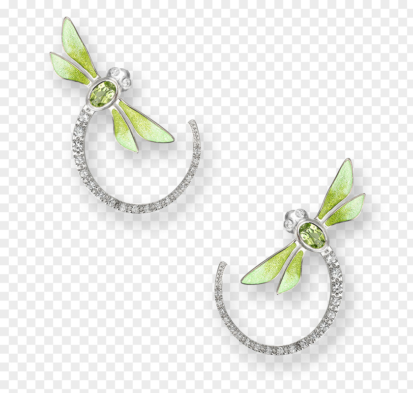 Insect Earring Charms & Pendants Gemstone Silver PNG