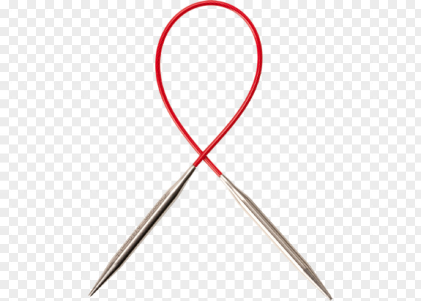 Red Needle Line Angle Body Jewellery PNG