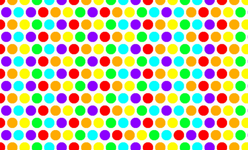 Wallpaper Polkadot Rainbow Link Dots Polka Dot Desktop PNG