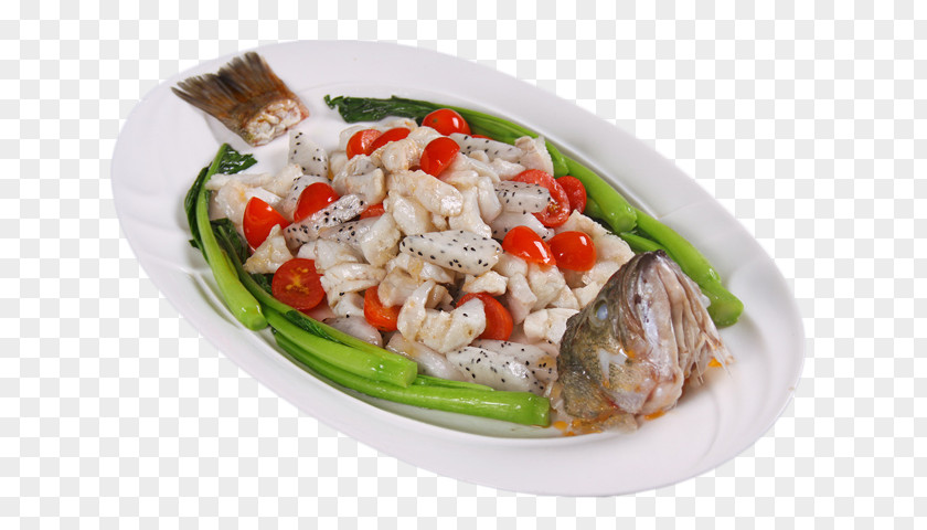Sea Bass Salad Seafood PNG