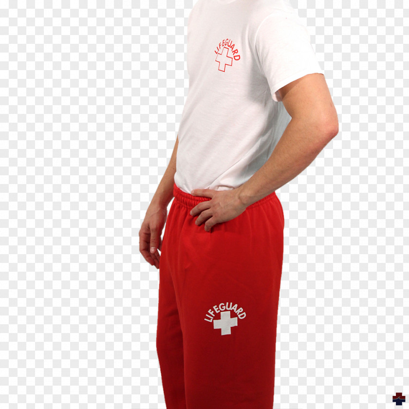 T-shirt Sweatpants Lifeguard Polyester Cotton PNG