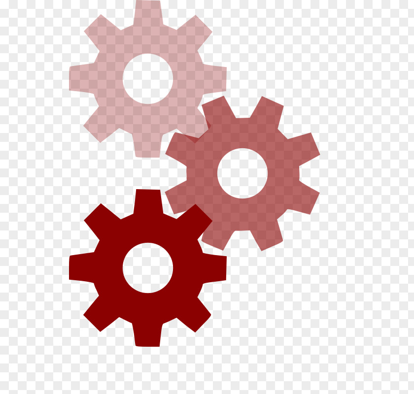 Database Cliparts Red Gear Free Content Clip Art PNG