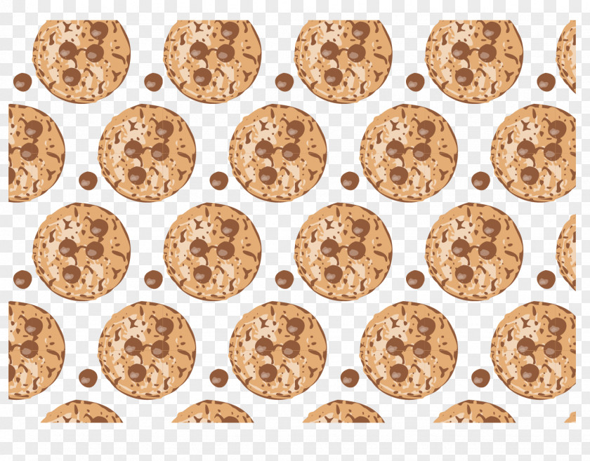 Lots Of Cookies Chocolate Chip Cookie Fortune Biscuit Pattern PNG
