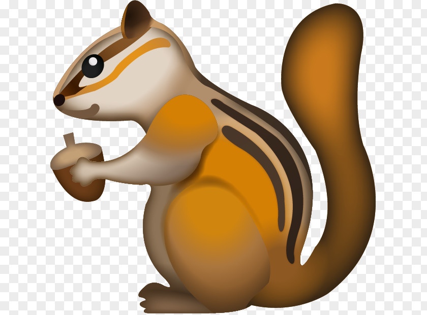 Squirrel Chipmunk Emoji Domain PNG