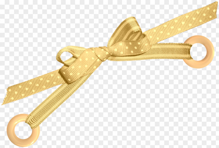 Yellow Pattern Bow Download Icon PNG