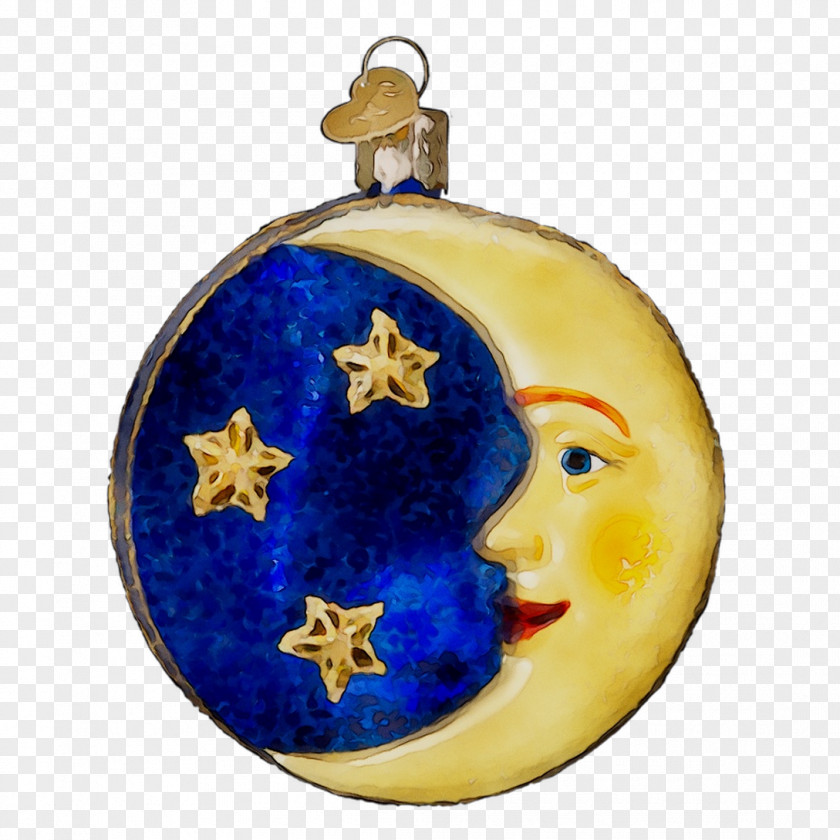 Christmas Ornament Cobalt Blue PNG