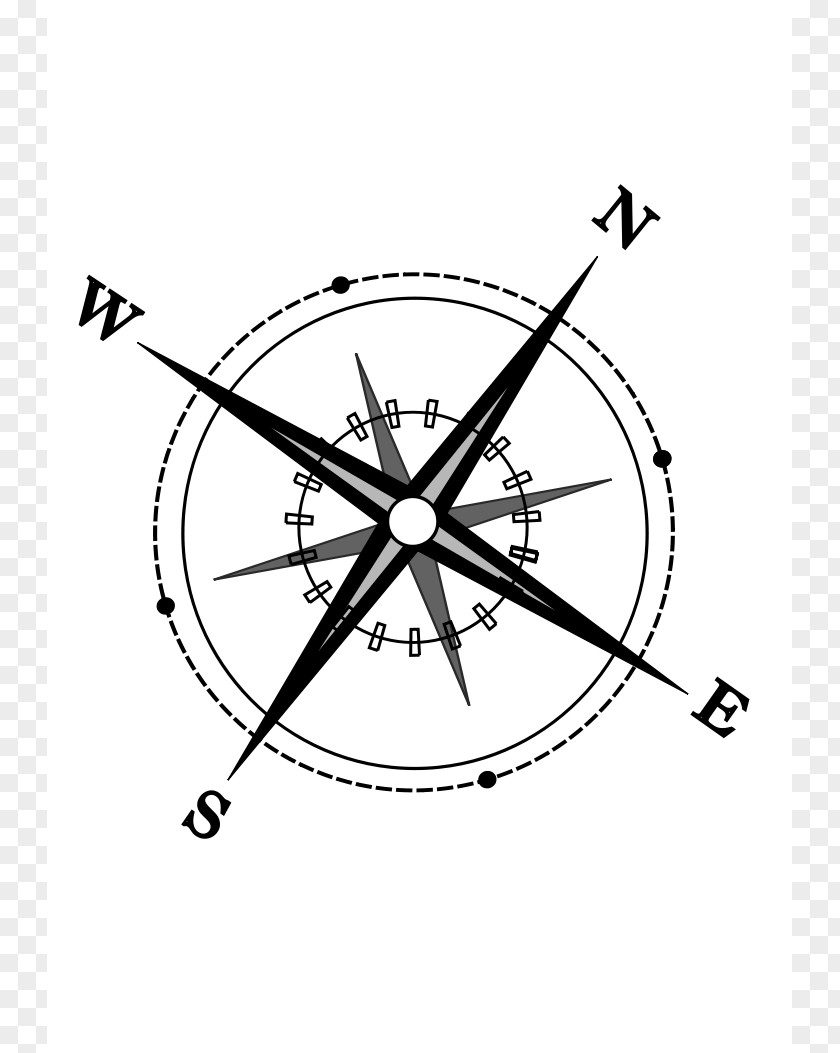 Free Compass Image North German Cardinal Direction Clip Art PNG