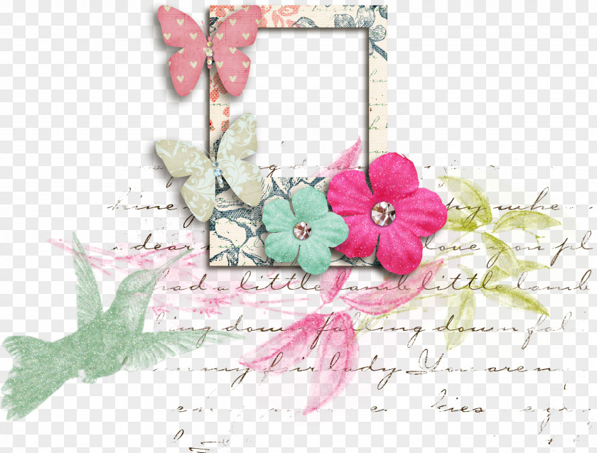 Idyllic Frame Louise Townsends Picture Frames Butterfly Image Clip Art PNG