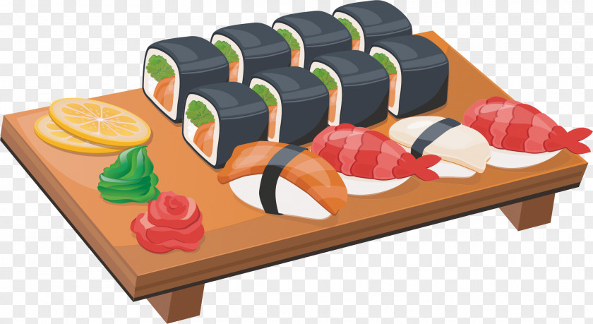 Sushi Japanese Cuisine Makizushi Chinese PNG