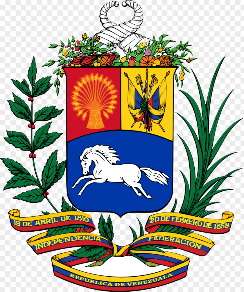 Symbol Coat Of Arms Venezuela National Escutcheon PNG