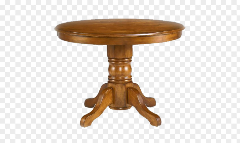 Table Oak Pedestal Solid Wood Dining Room PNG