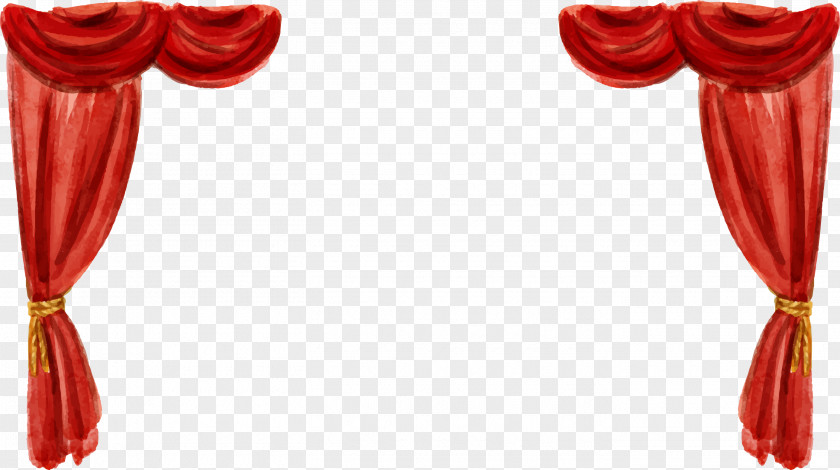 Theater Red Curtain PNG