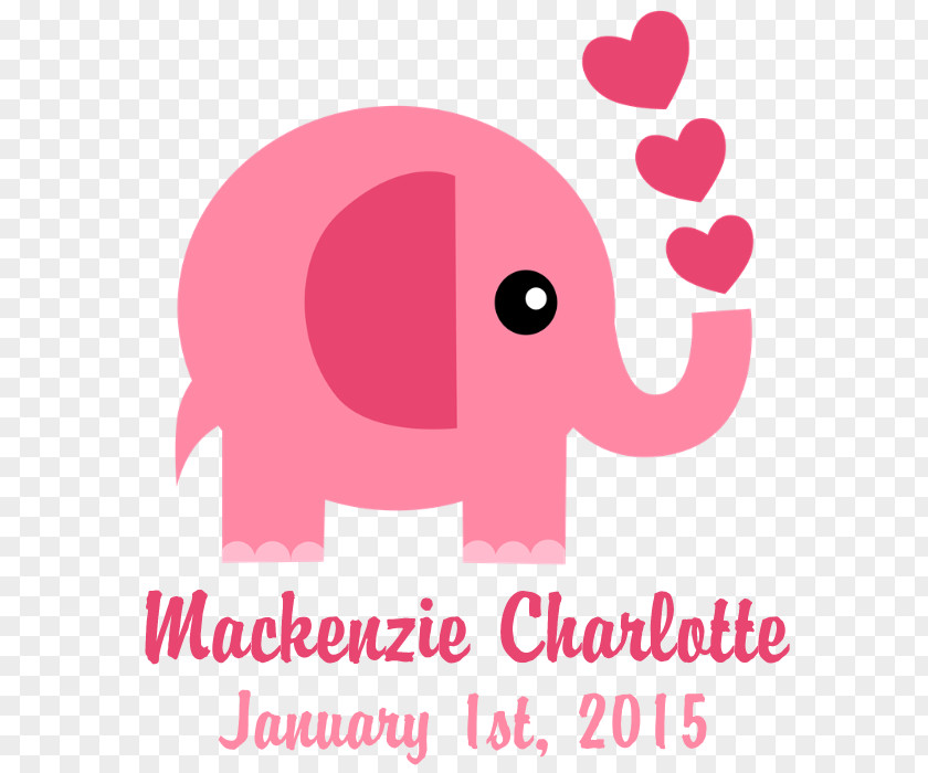 Three Baby Elephants Seeing Pink Clip Art Brand PNG