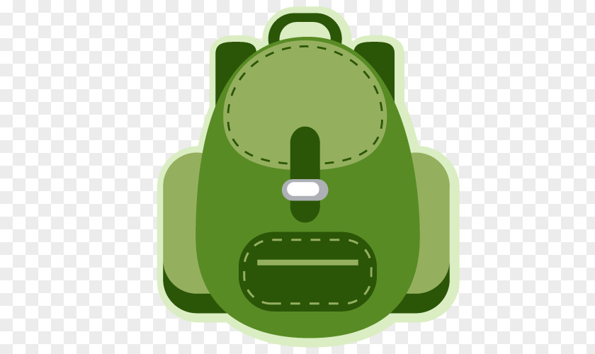Vector Green Bag Travel Tourism Backpack PNG