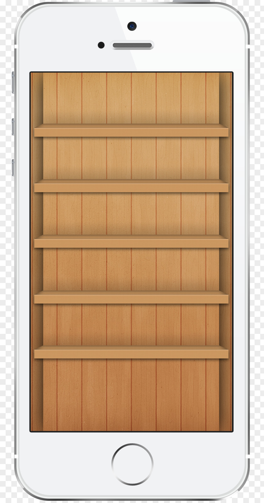 Wood Shelf IPhone 5 4 6 7 Plus PNG