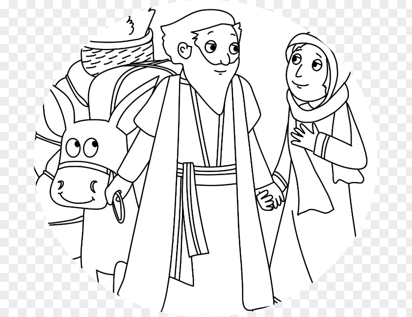 Abraham Bible Story Genesis Coloring Book And Lot's Conflict PNG