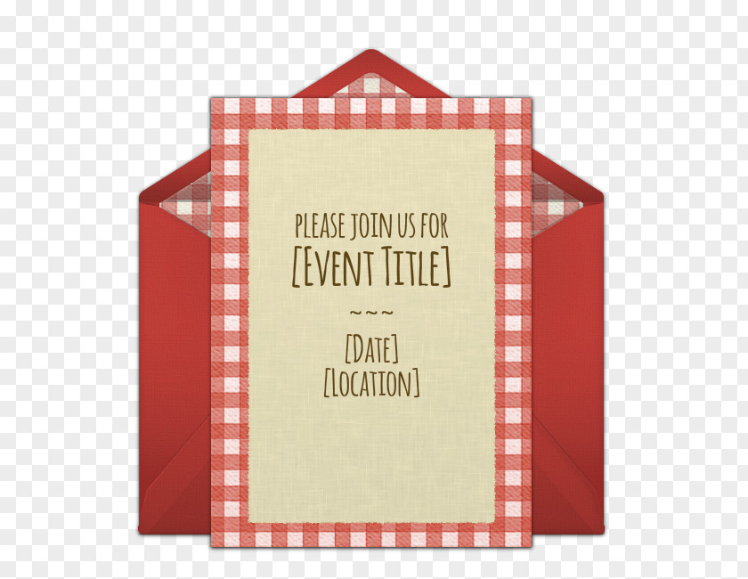 Barbecue Wedding Invitation Paper Pattern PNG