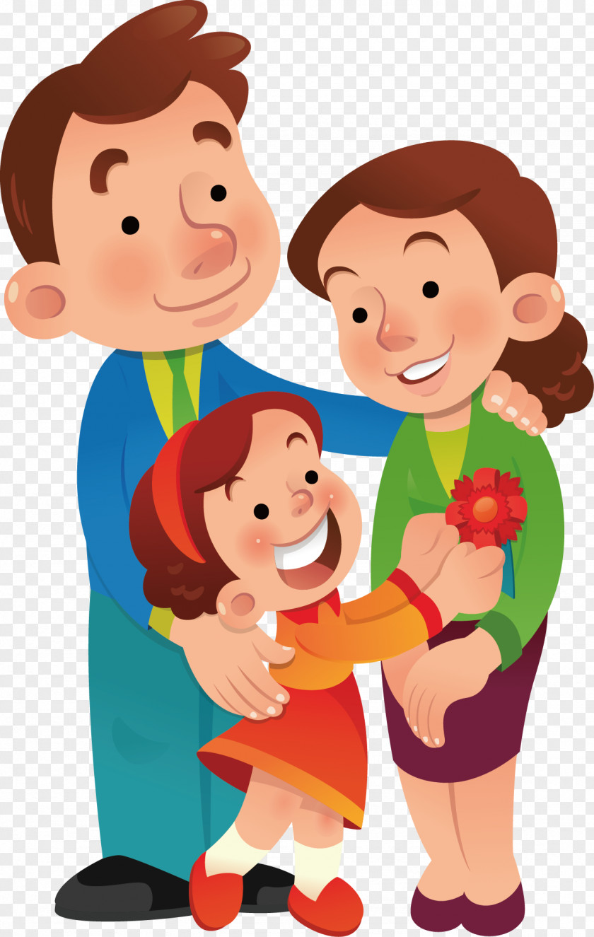 Cartoon Family Animation PNG