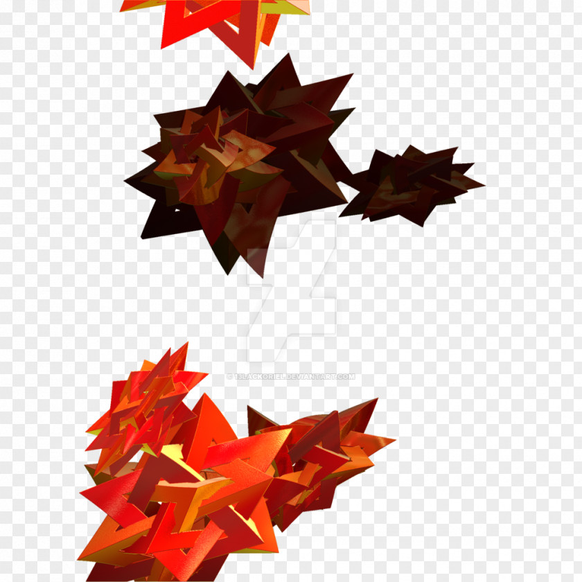 Christmas Maple Leaf Ornament Star PNG