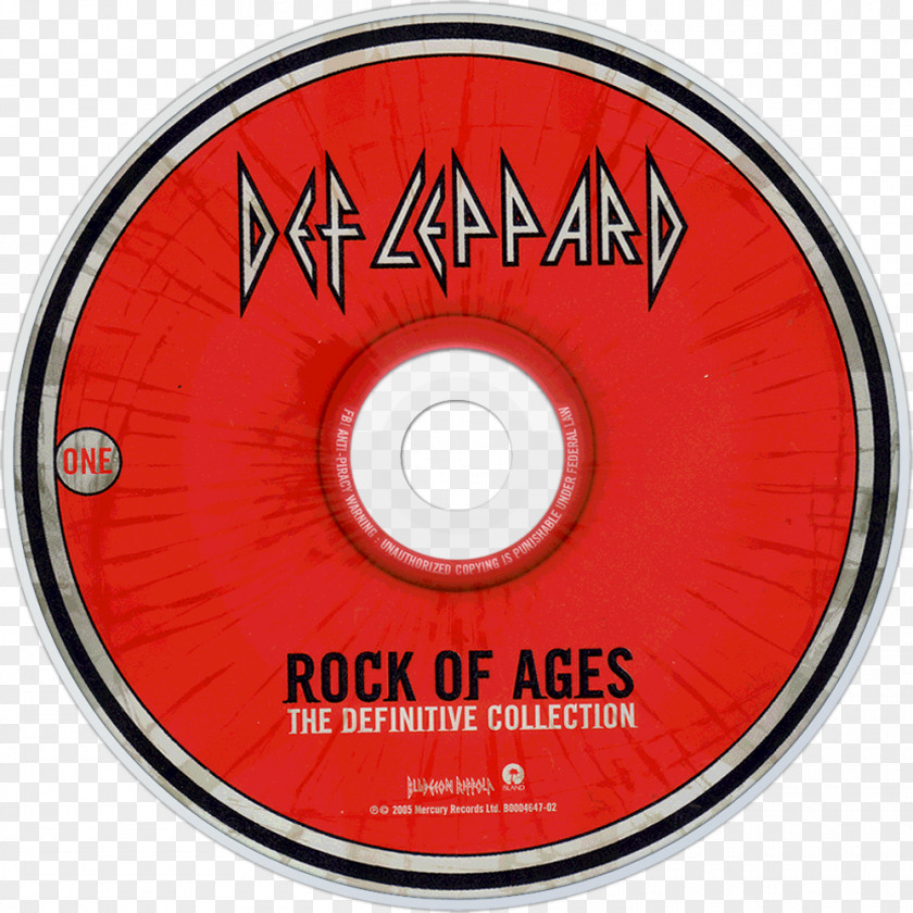 Def Leppard Rock Of Ages: The Definitive Collection Hysteria DVD PNG