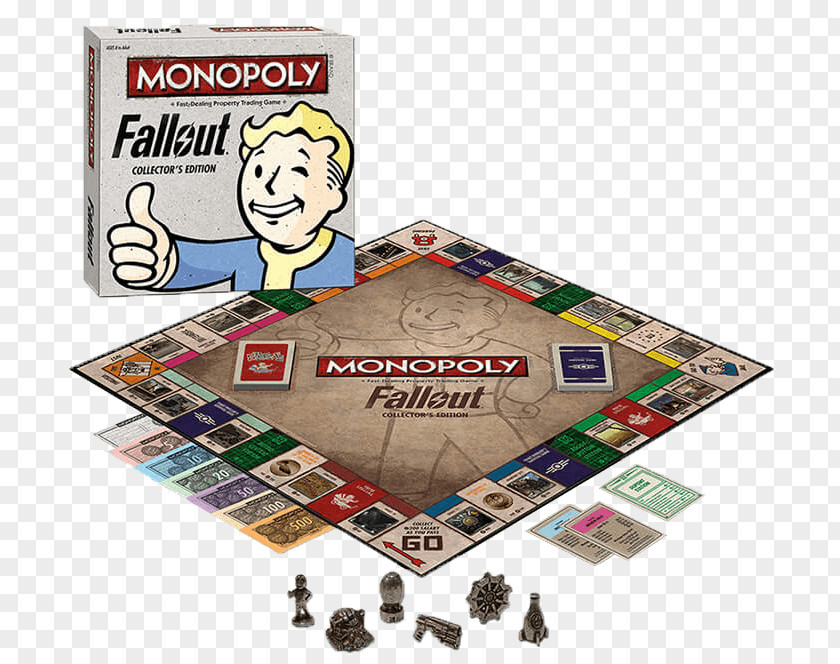 Monopoly USAopoly Amazon.com Fallout 4 Video Games PNG